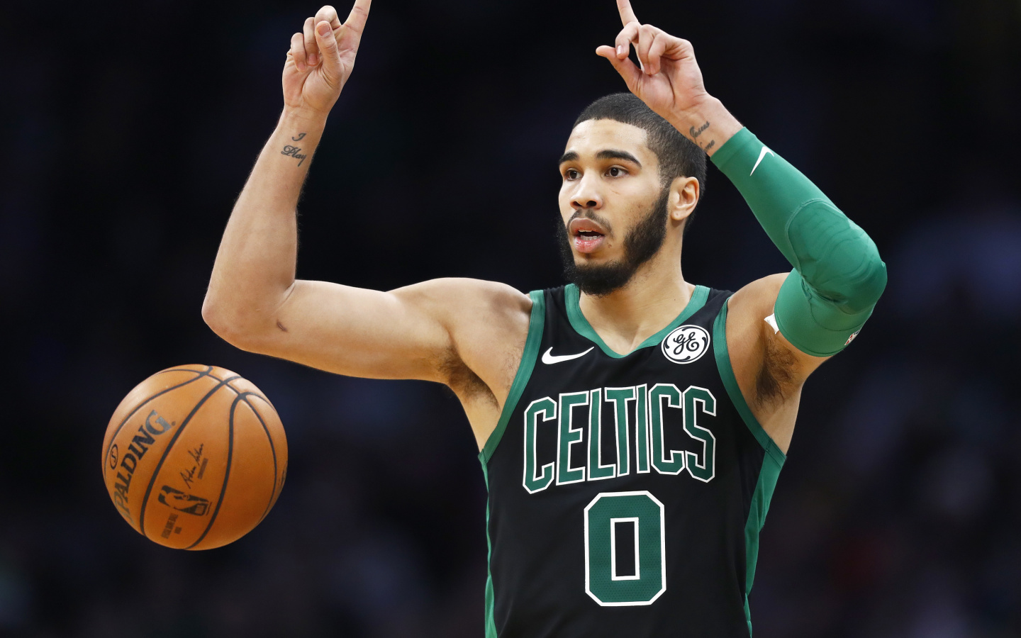 Das Jayson Tatum in Boston Celtics Wallpaper 1440x900