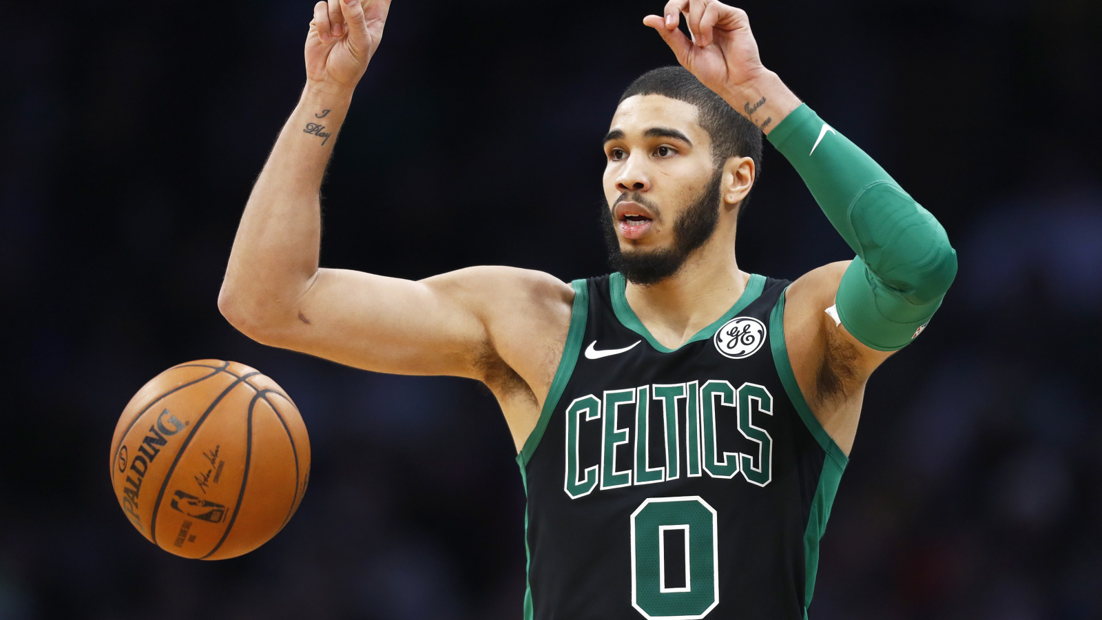 Das Jayson Tatum in Boston Celtics Wallpaper 1600x900