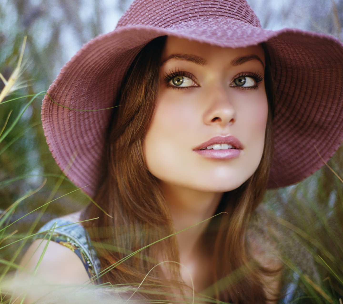 Screenshot №1 pro téma Olivia Wilde In Hat 1440x1280