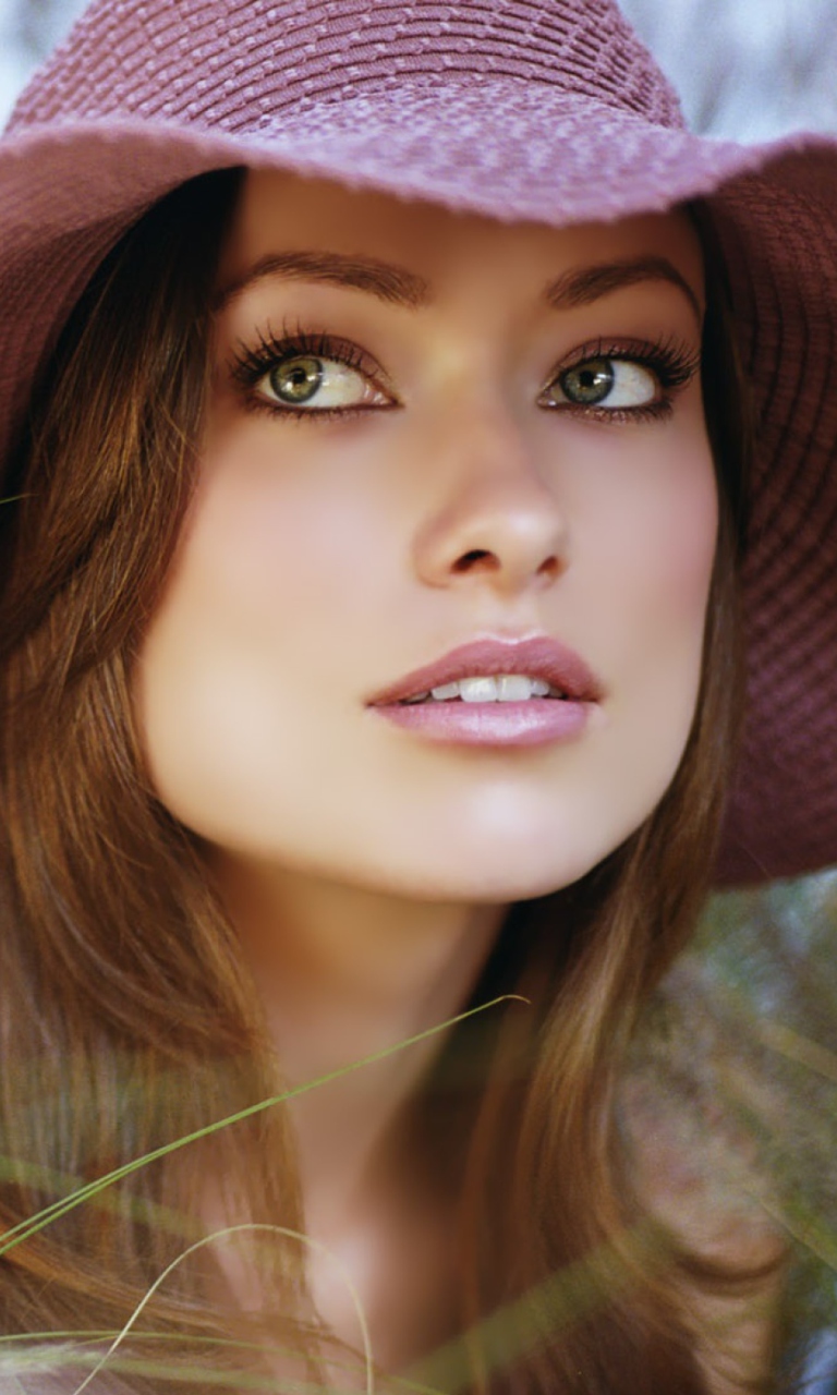 Screenshot №1 pro téma Olivia Wilde In Hat 768x1280