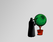 Screenshot №1 pro téma Darth Vader Funny Illustration 220x176