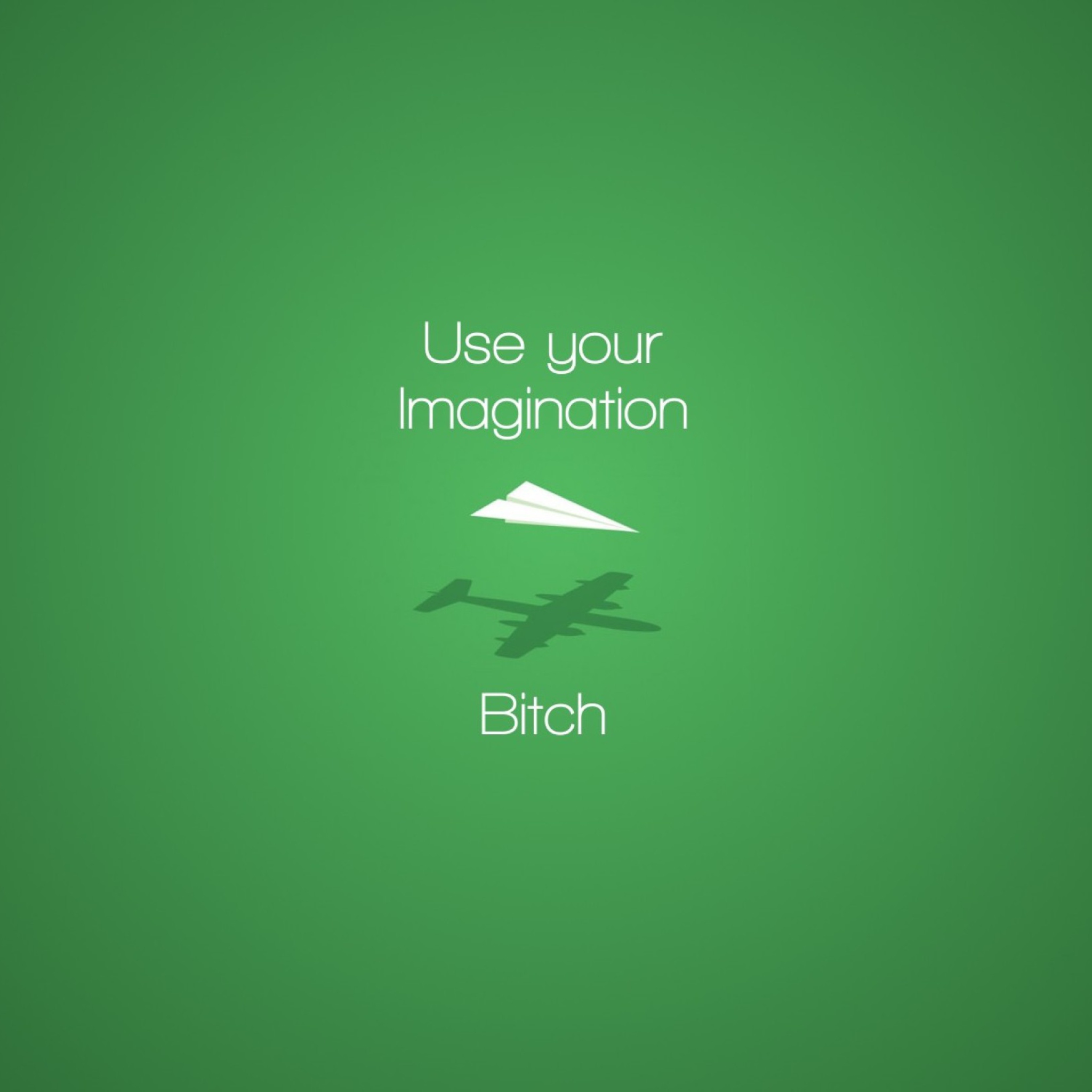 Use Your Imagination wallpaper 2048x2048