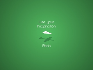 Use Your Imagination wallpaper 320x240