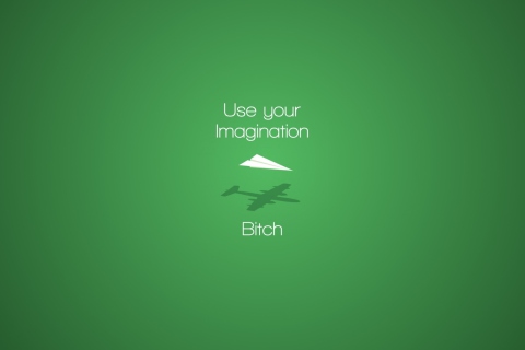 Use Your Imagination wallpaper 480x320