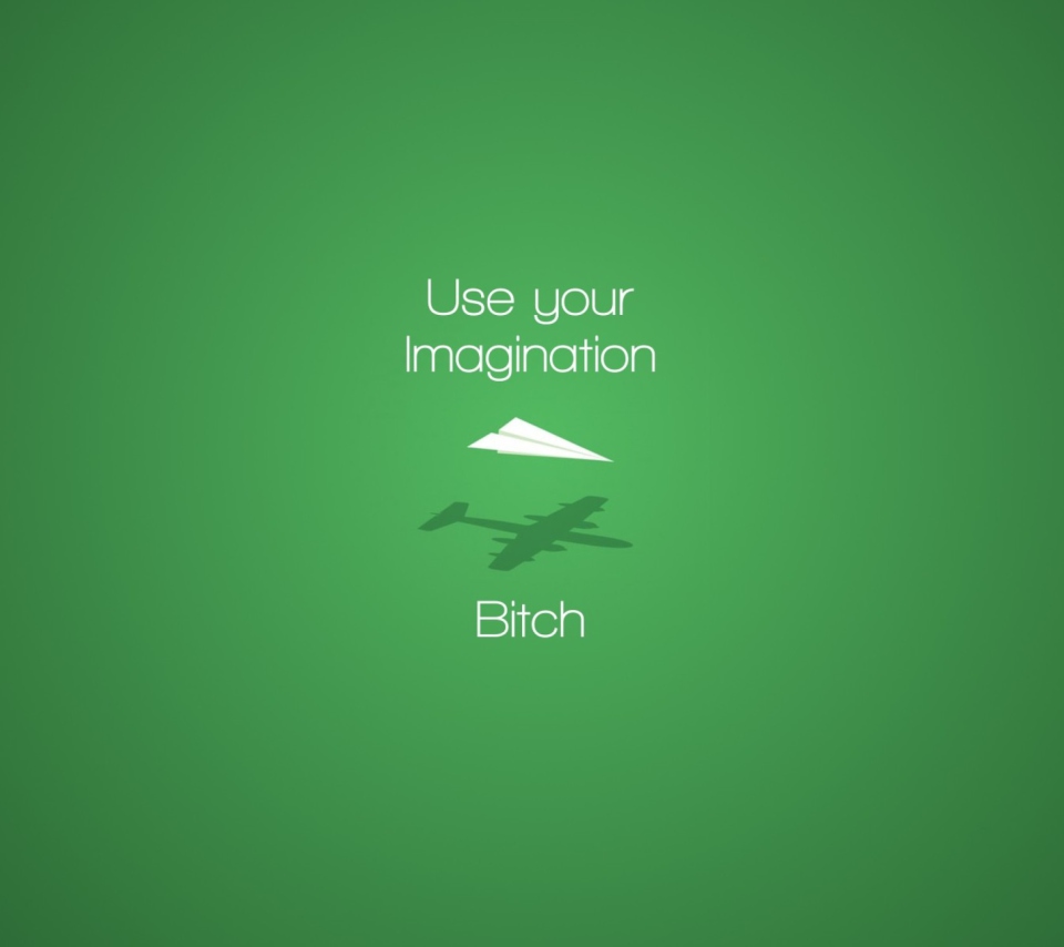 Use Your Imagination wallpaper 960x854