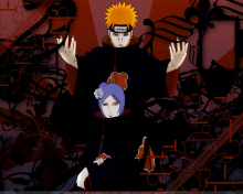 Sfondi Naruto: Pein & Konan 220x176