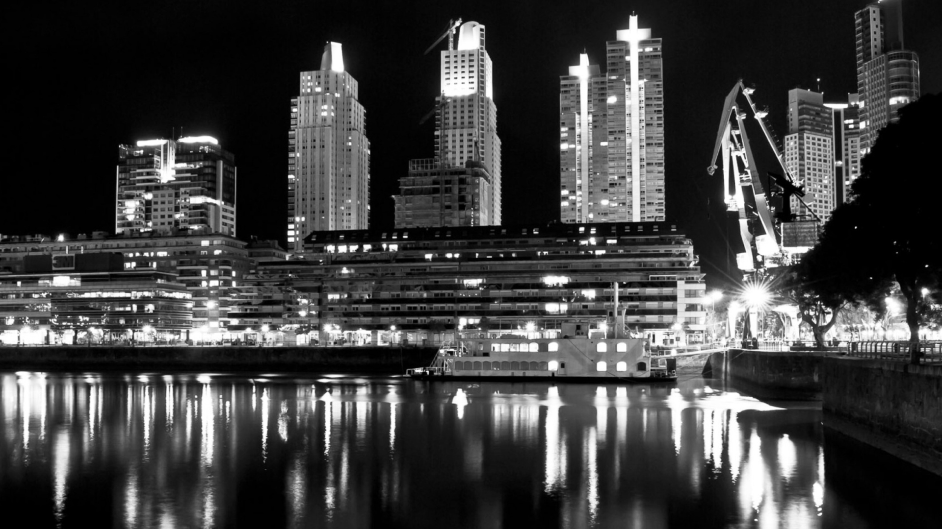 Fondo de pantalla Madero Harbour In Buenos Aires 1920x1080