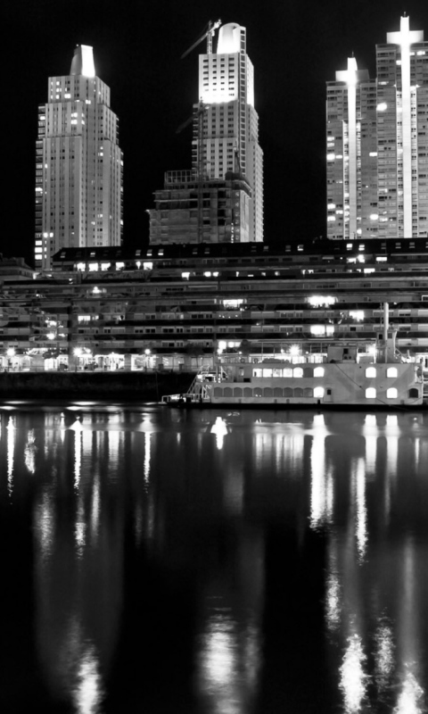 Madero Harbour In Buenos Aires wallpaper 480x800