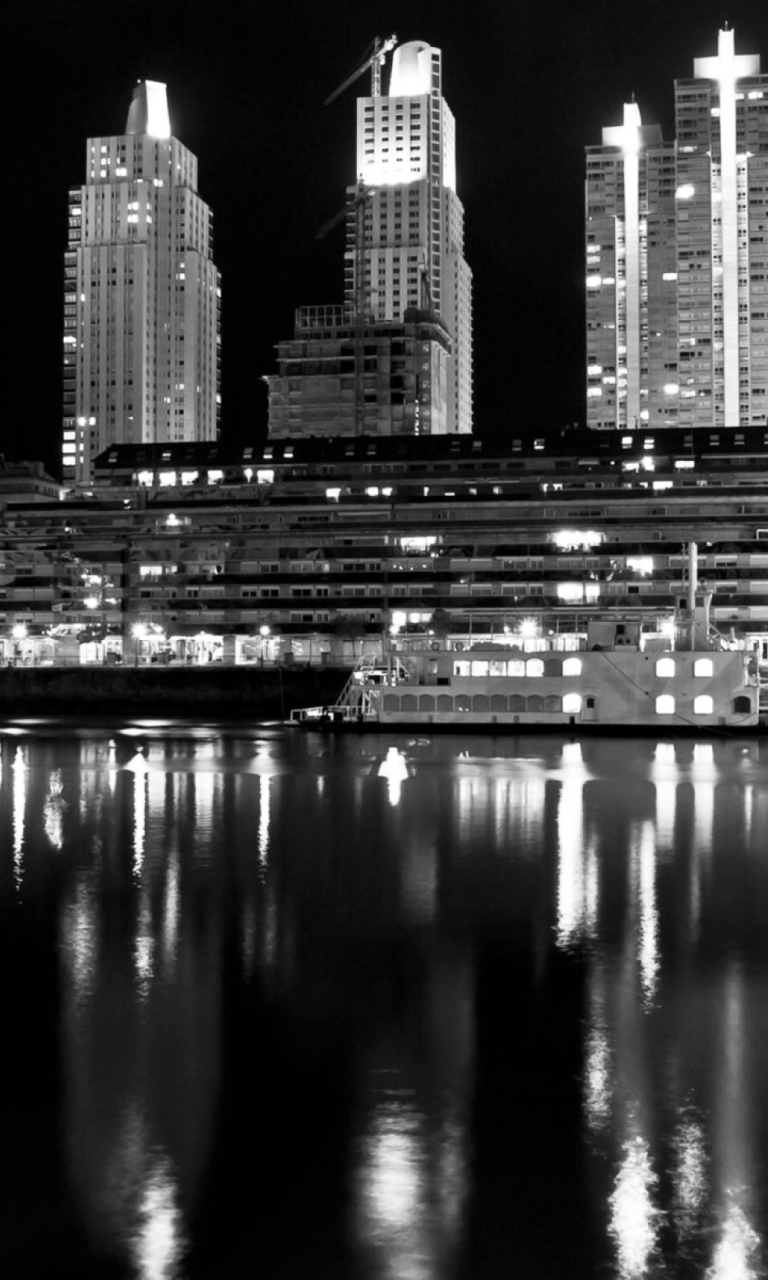 Das Madero Harbour In Buenos Aires Wallpaper 768x1280