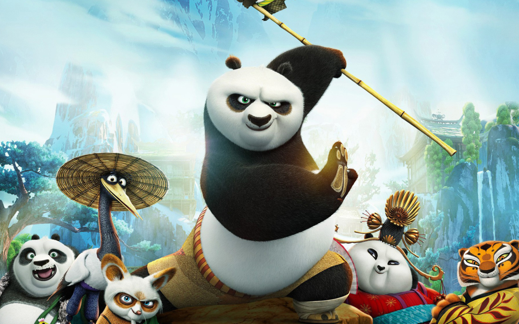Обои Kung Fu Panda 3 1680x1050