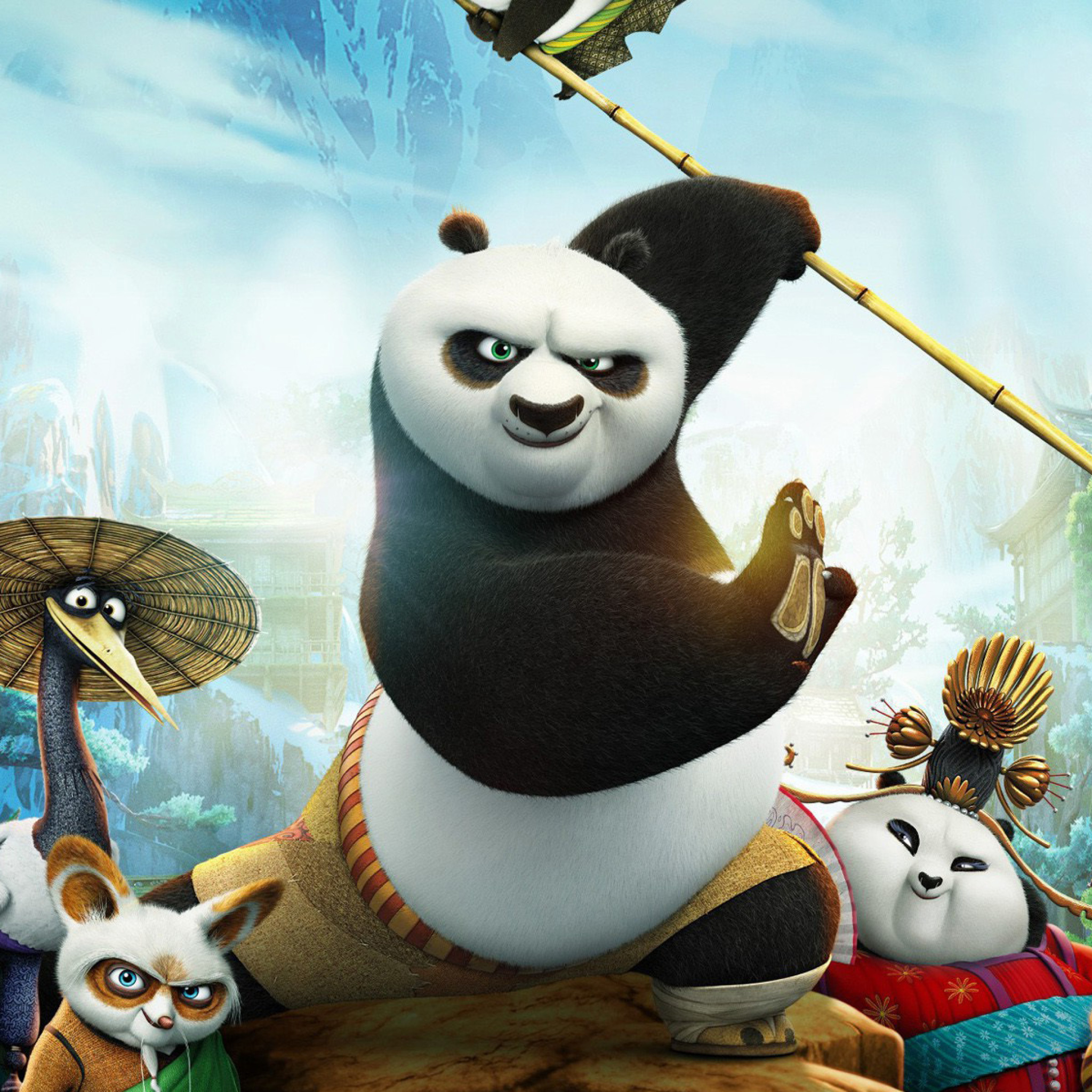 Обои Kung Fu Panda 3 2048x2048