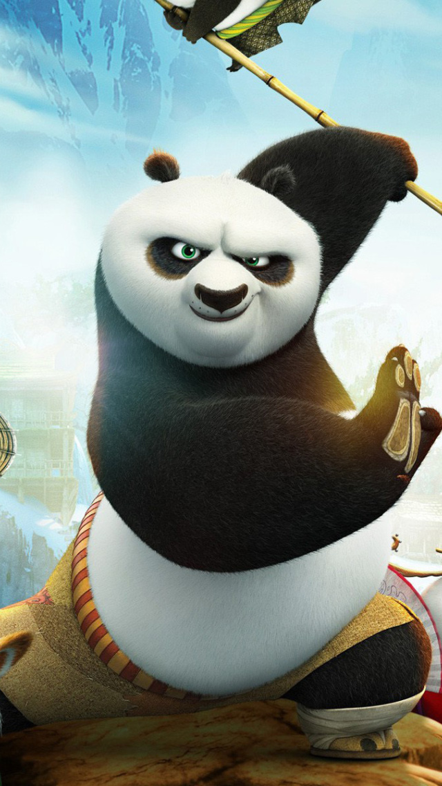 Kung Fu Panda 3 wallpaper 640x1136