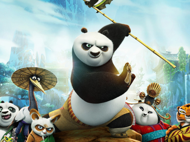 Fondo de pantalla Kung Fu Panda 3 640x480