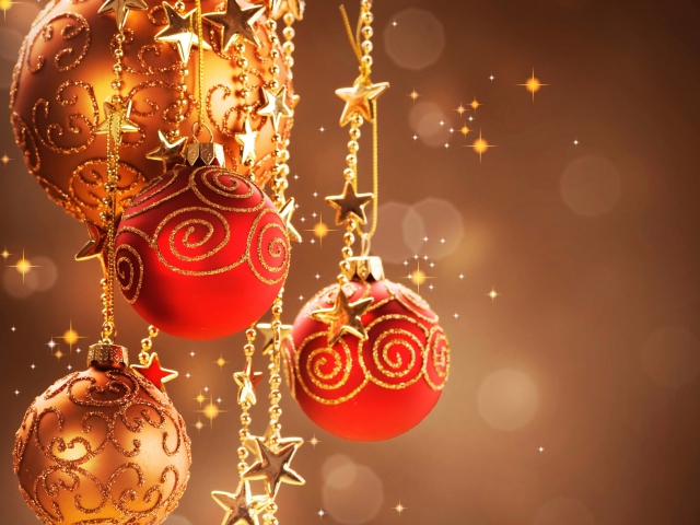 Christmas Decorations wallpaper 640x480