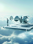 Sfondi Oblivion science fiction movie with Tom Cruise 132x176