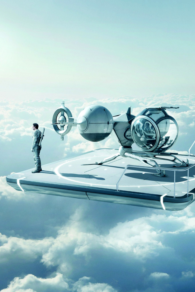 Sfondi Oblivion science fiction movie with Tom Cruise 640x960
