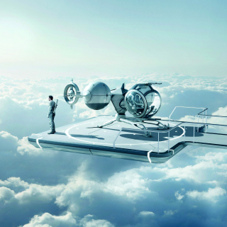 Oblivion science fiction movie with Tom Cruise - Fondos de pantalla gratis para iPad Air