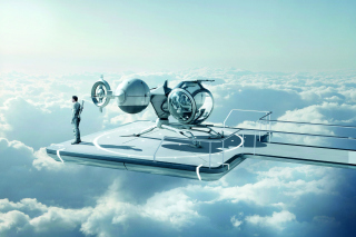 Oblivion science fiction movie with Tom Cruise - Obrázkek zdarma 