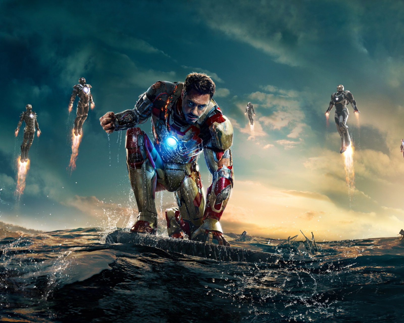 Robert Downey Jr. As Iron Man wallpaper 1600x1280
