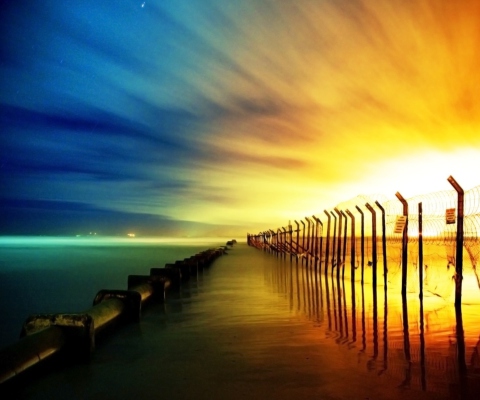 Das Day And Night Wallpaper 480x400