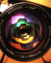 Das Camera Lens Wallpaper 176x220