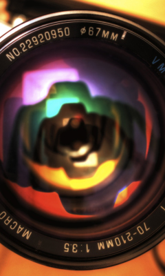 Das Camera Lens Wallpaper 240x400