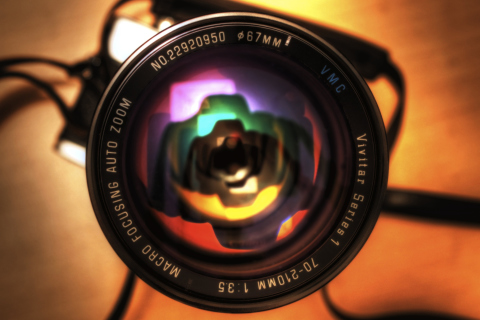 Screenshot №1 pro téma Camera Lens 480x320
