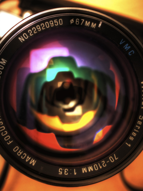 Camera Lens wallpaper 480x640