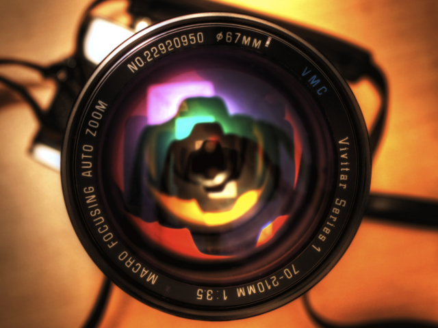 Das Camera Lens Wallpaper 640x480
