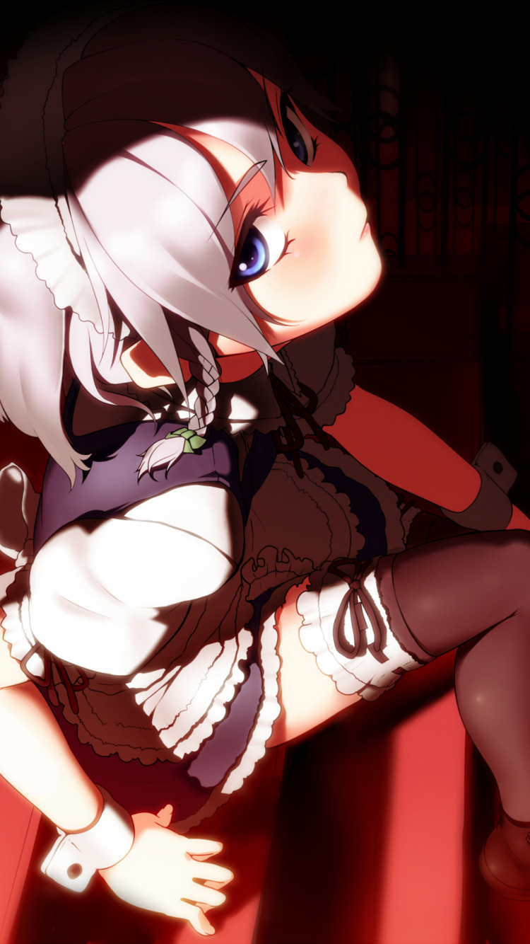 Screenshot №1 pro téma Sakuya Izayoi - Touhou Game 750x1334