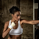 Sporty Girl Boxing wallpaper 128x128