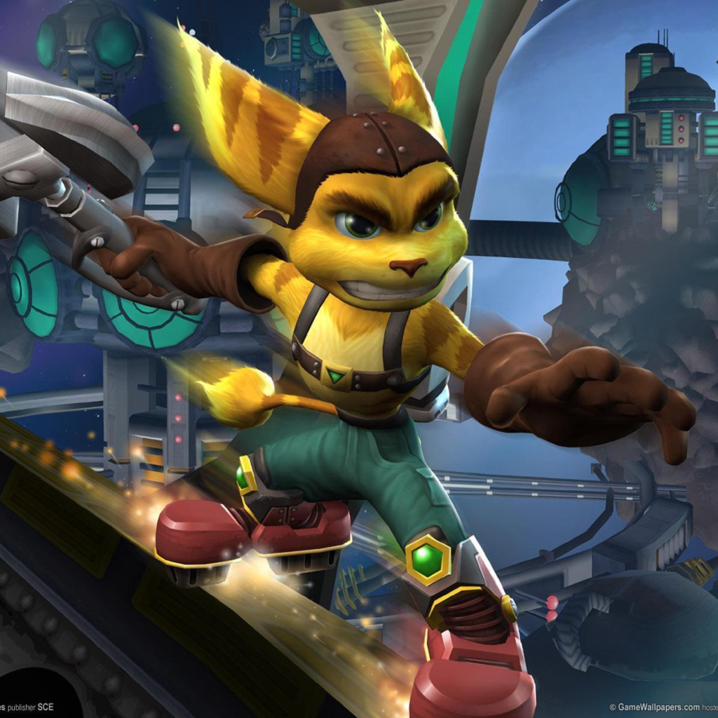 Das Ratchet and Clank Wallpaper 1024x1024