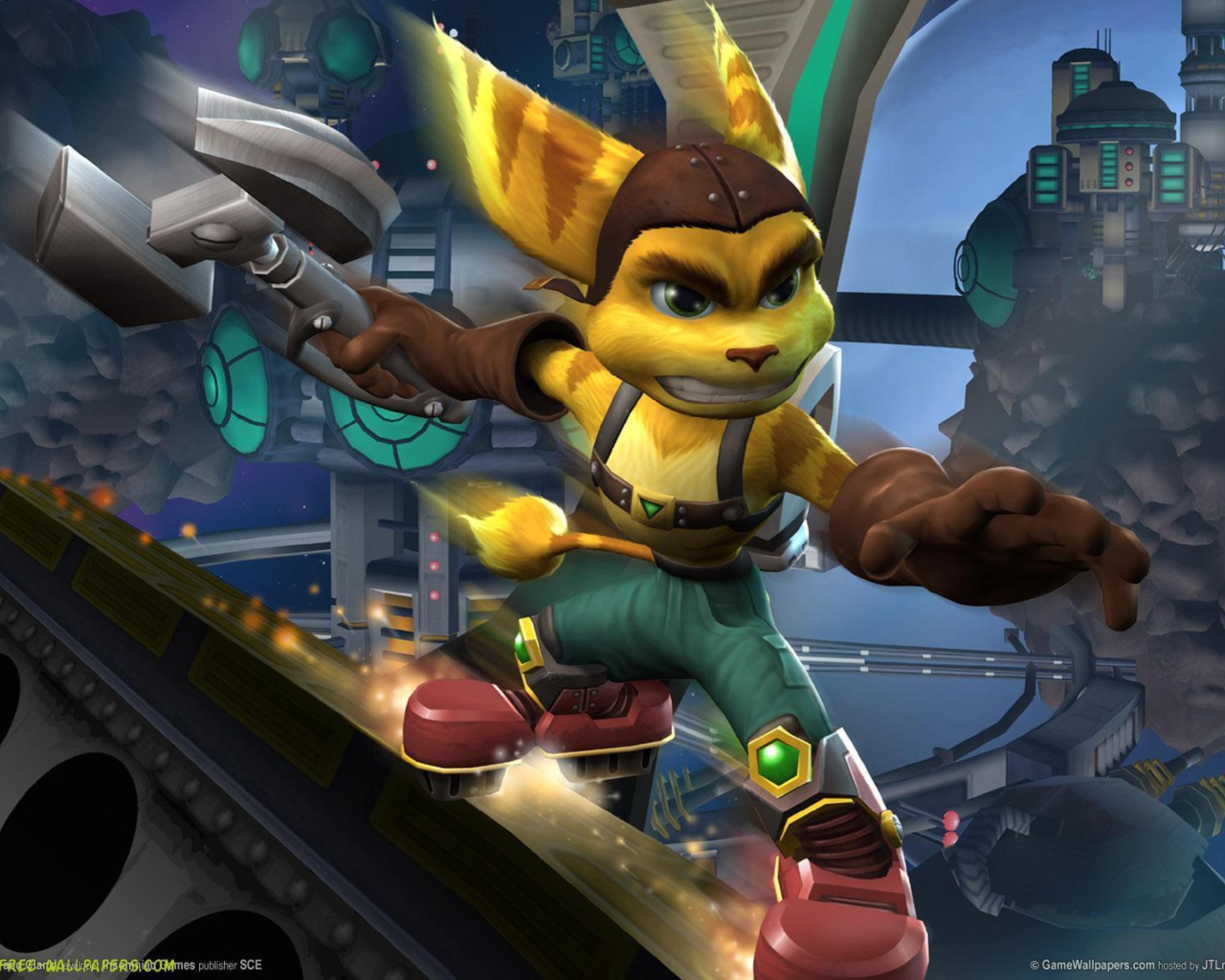 Das Ratchet and Clank Wallpaper 1280x1024