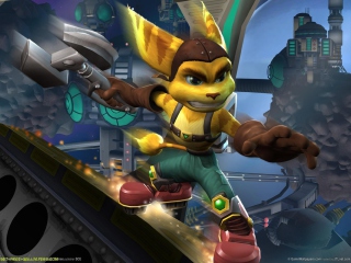Das Ratchet and Clank Wallpaper 320x240