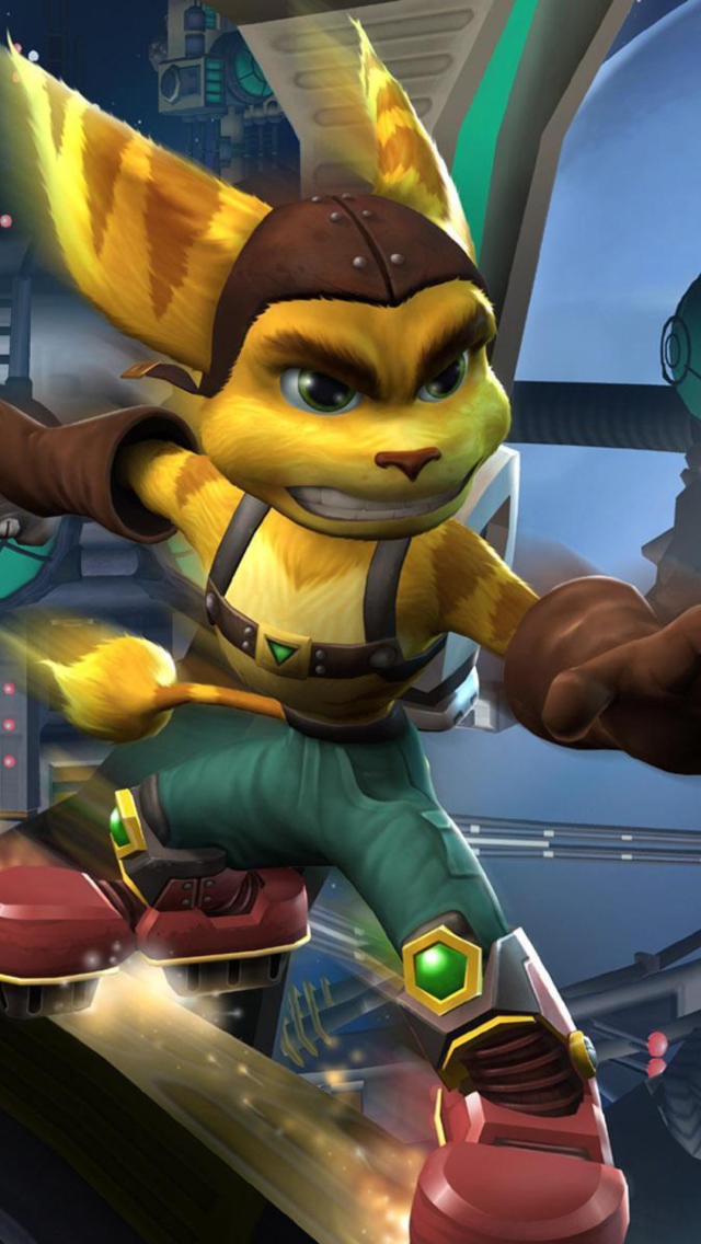 Das Ratchet and Clank Wallpaper 640x1136