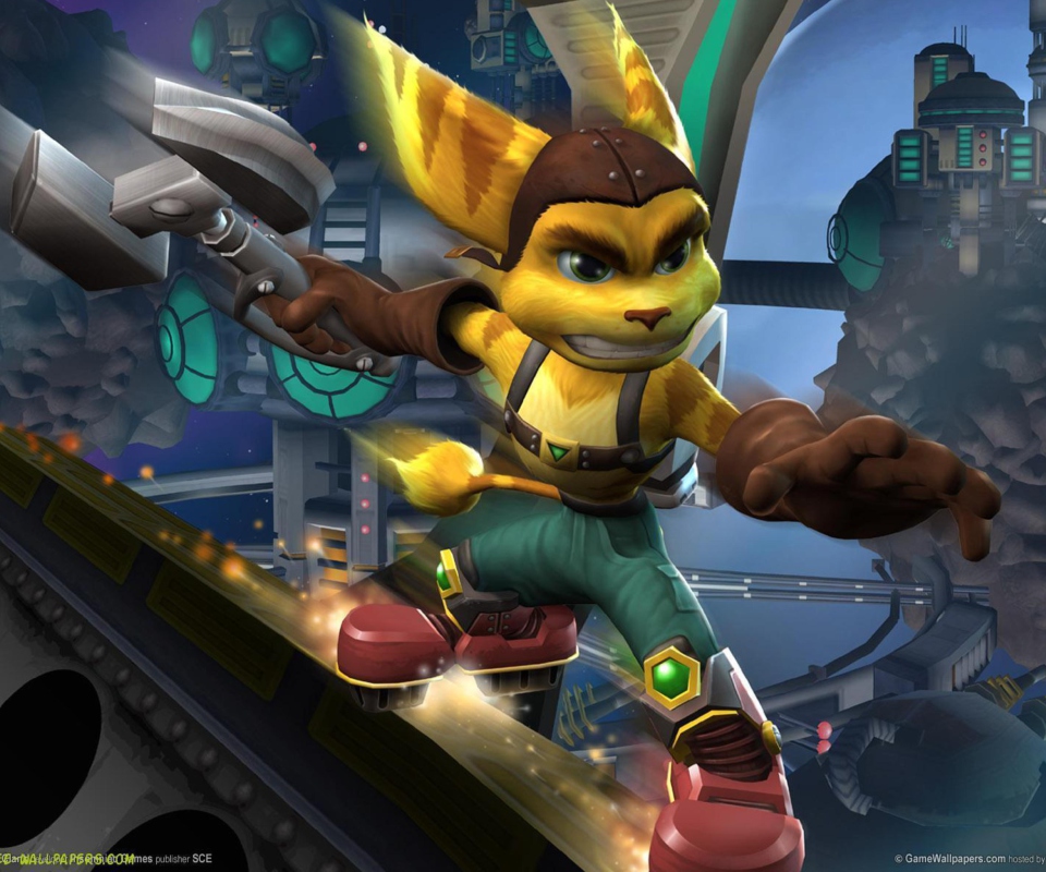 Das Ratchet and Clank Wallpaper 960x800