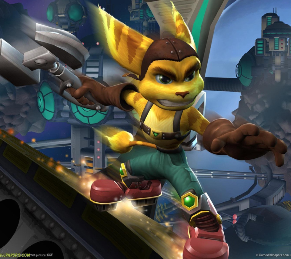 Das Ratchet and Clank Wallpaper 960x854
