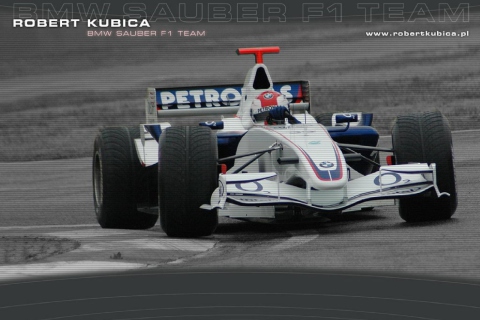 Das Robert Kubica - Formula1 Wallpaper 480x320