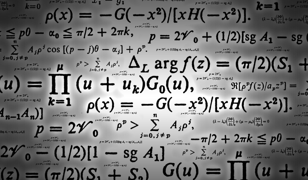 Math Formulas wallpaper 1024x600