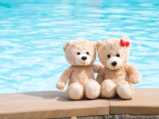 Sfondi Handmade Teddy Bears 320x240