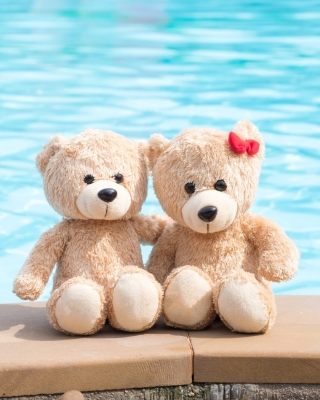Handmade Teddy Bears Background for iPhone 5