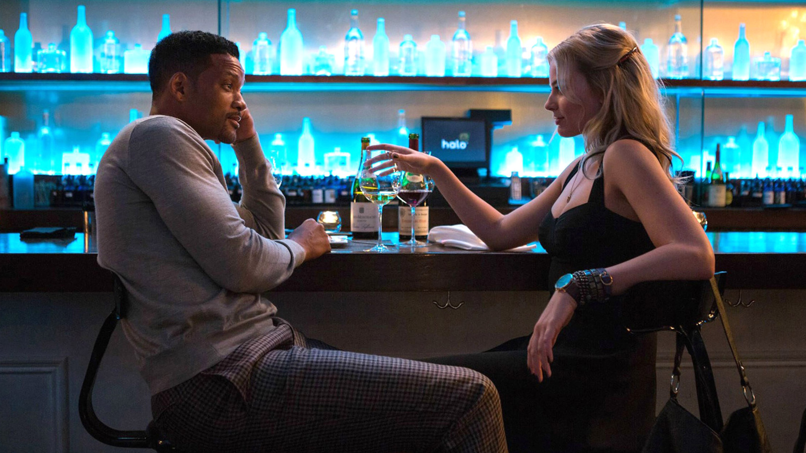Screenshot №1 pro téma Will Smith and Margot Robbie in Focus Movie 1600x900