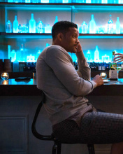 Sfondi Will Smith and Margot Robbie in Focus Movie 176x220