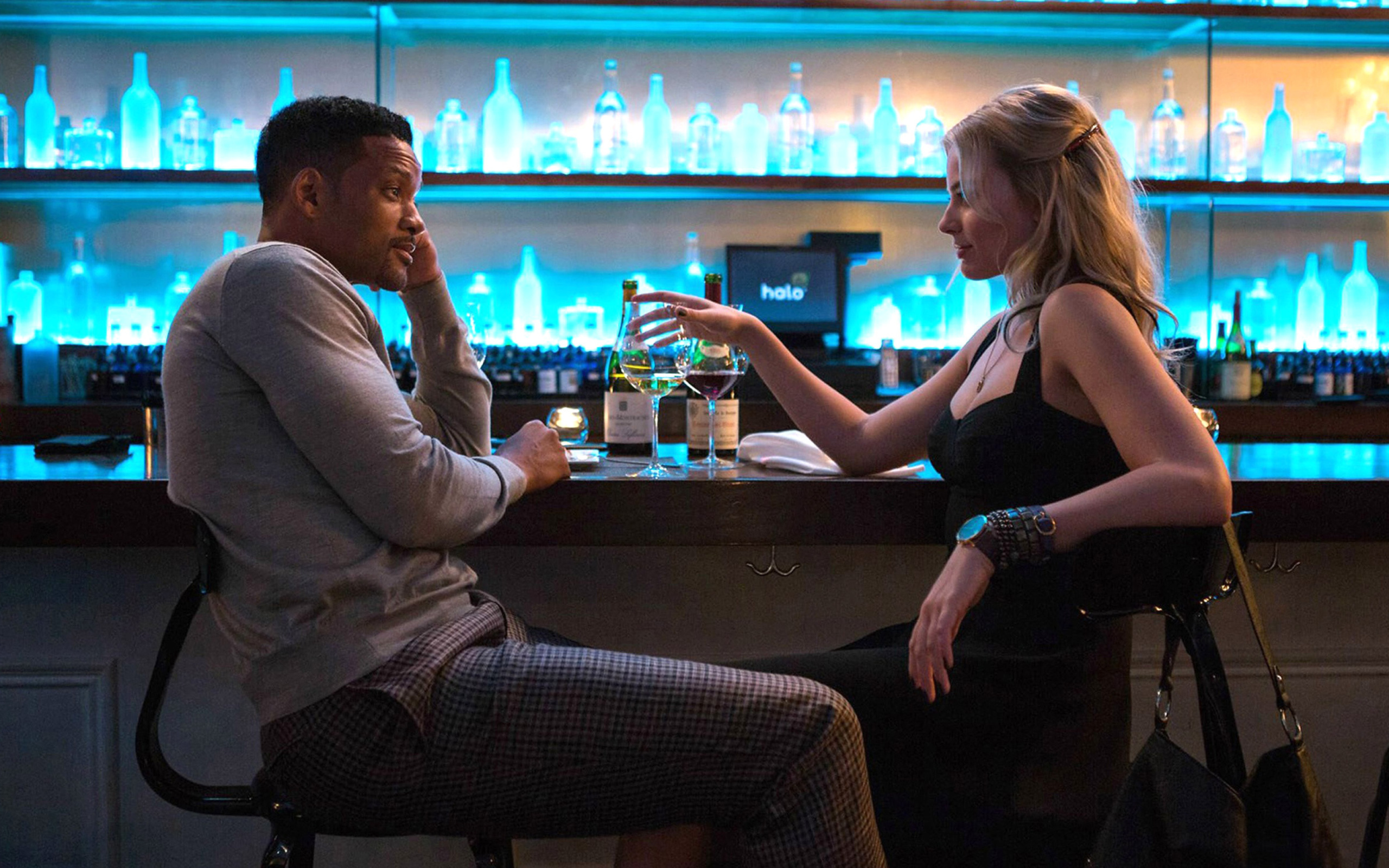 Will Smith and Margot Robbie in Focus Movie wallpaper 2560x1600