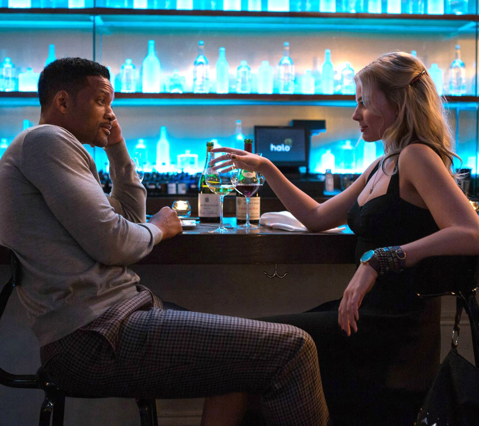 Screenshot №1 pro téma Will Smith and Margot Robbie in Focus Movie 960x854