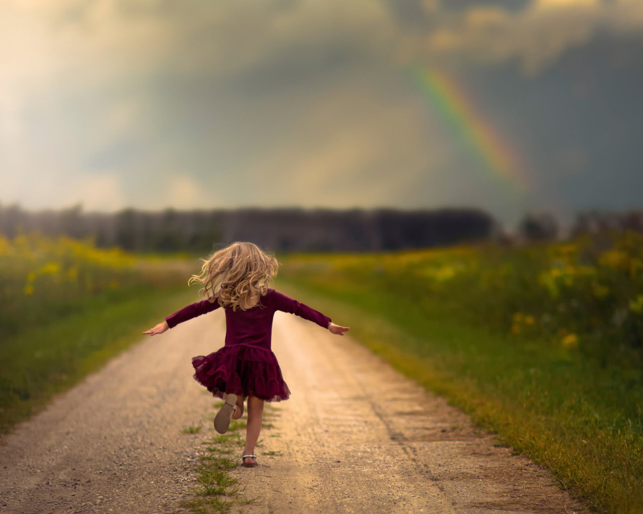 Fondo de pantalla Child Good Mood 1280x1024