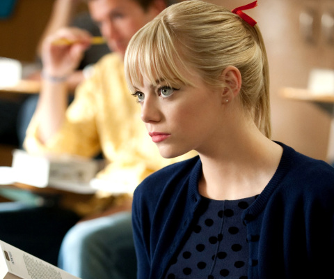 Screenshot №1 pro téma Emma Stone in Spider Man 480x400