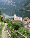 Fondo de pantalla Austria - Lake Hallstatt 128x160