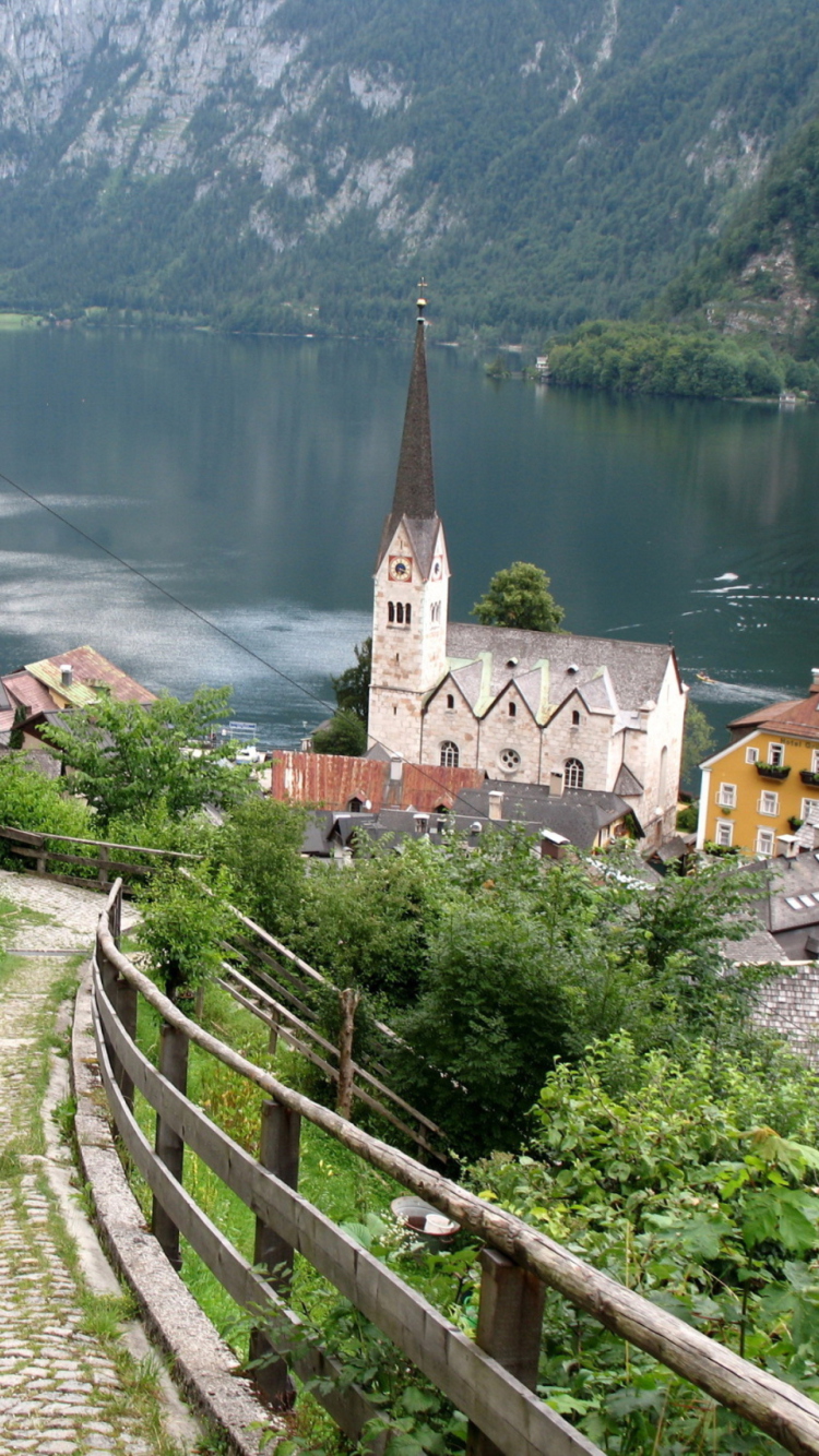 Sfondi Austria - Lake Hallstatt 750x1334