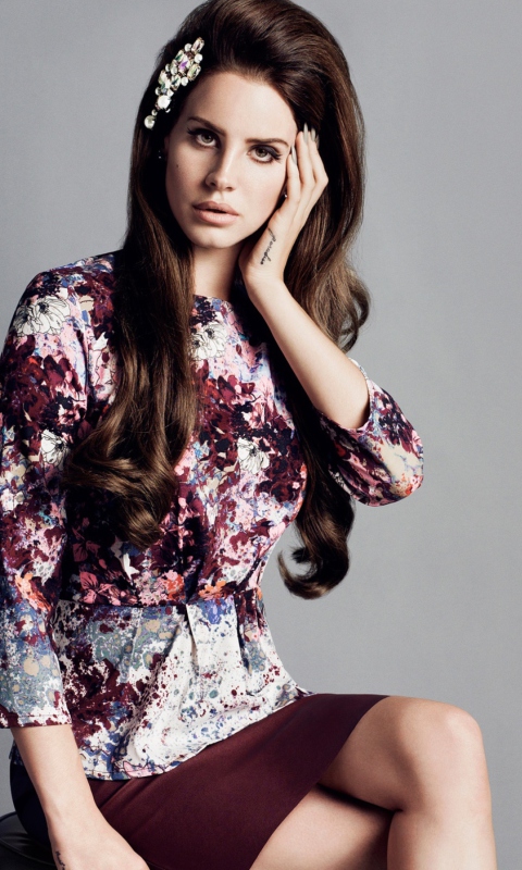 Lana Del Rey 2012 wallpaper 480x800